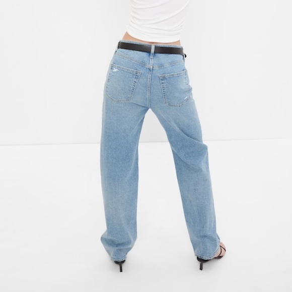 NWT High Rise Organic Cotton 90’s Loose Jeans - Picture 3 of 8